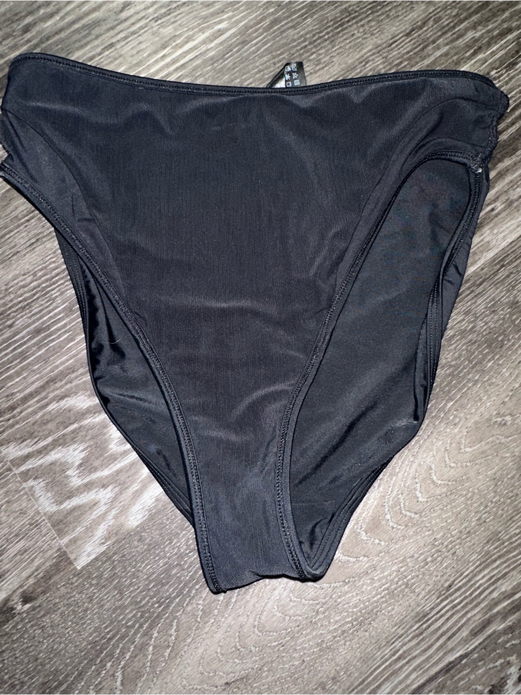 Bravissimo Black High Waisted Bikini Bottom W/ Mesh Sides | Size M — image 8 of 8